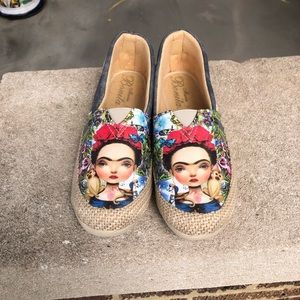 Frida Kahlo Slipper Style Flats